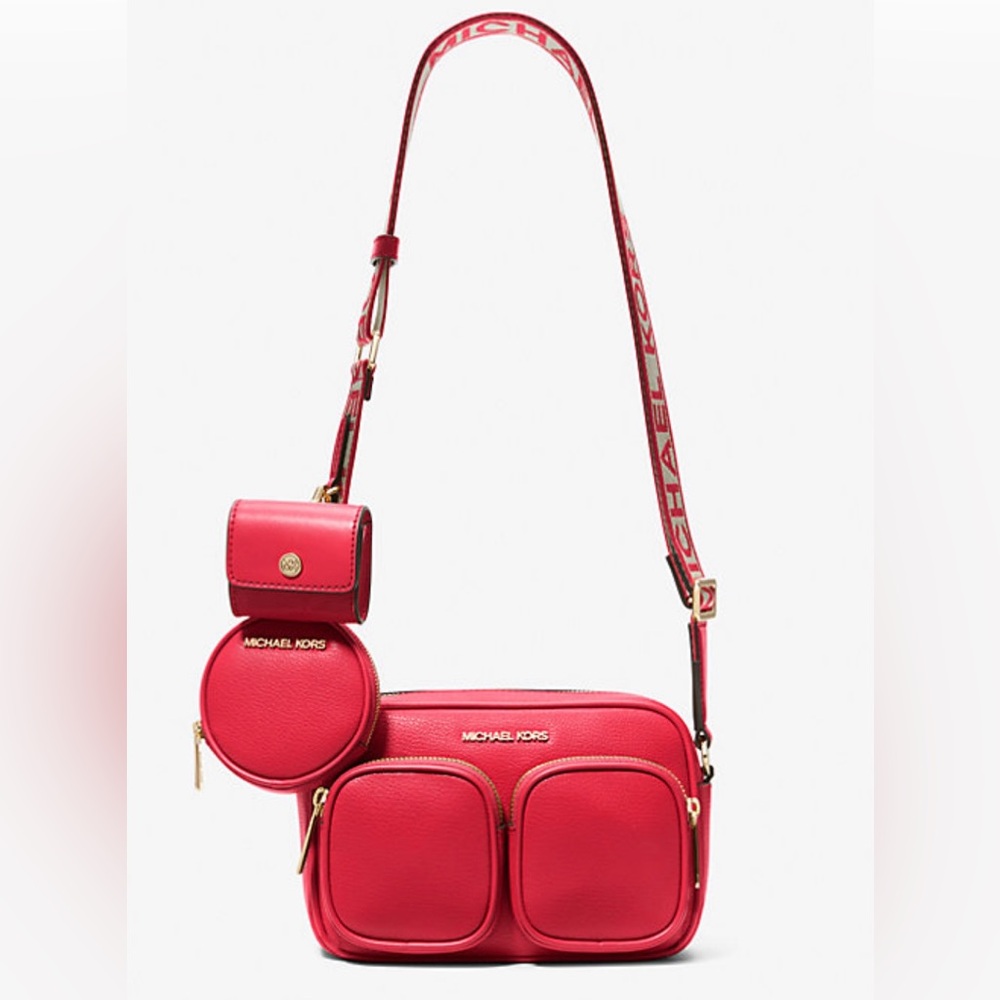 Michael Kors Crossbody with detachable airpod case and coinpouch...$498